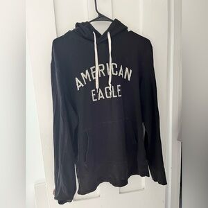 American Eagle Outfitters Black Hoodie Sweater